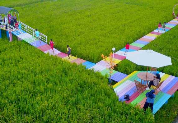 Wisata keluarga di desa agrikultur