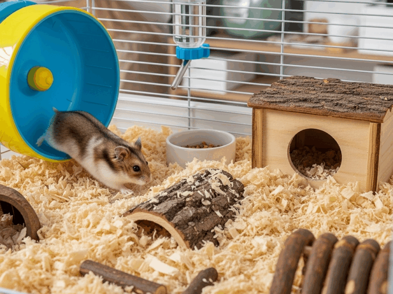Cara membuat kandang hamster nyaman