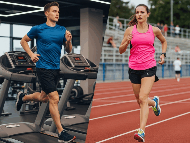 Perbedaan teknik lari di treadmill dan lintasan