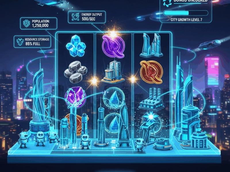 Slot dengan dunia simulasi dan konstruksi