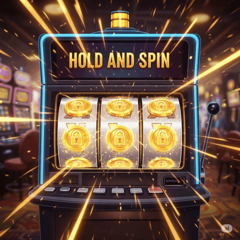 Slot dengan fitur hold and spin