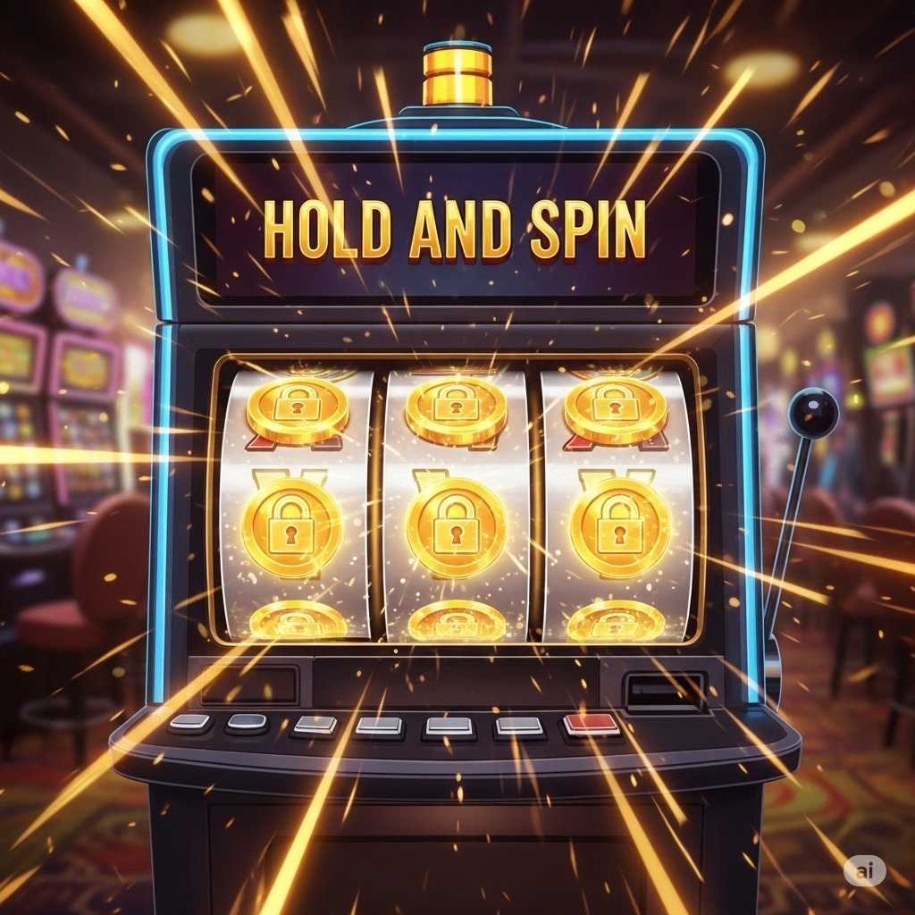 Slot dengan fitur hold and spin